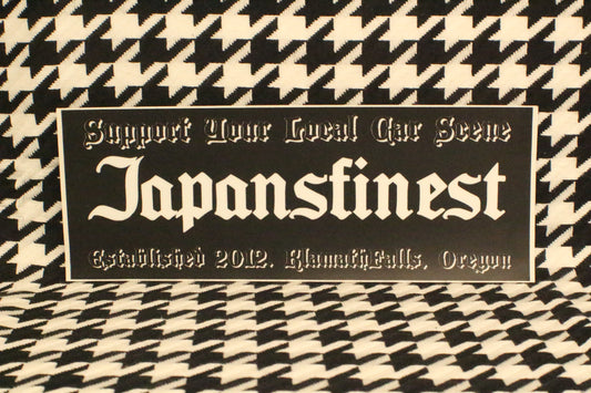 JAPANSFINEST LOCAL CAR SCENE DECAL